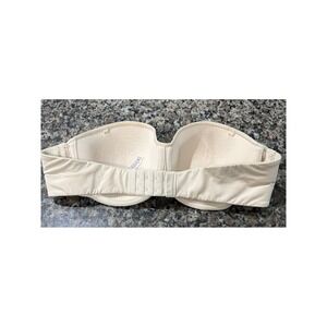 Victorias Secret Body By Victoria Multi-Way Strapless Bra Beige 34C Nude B28